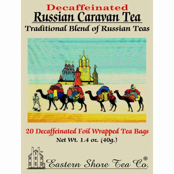 Eastern Shore Decaf. Russian Caravan Tea Bags ~ Box