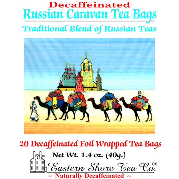 Eastern Shore Decaf. Russian Caravan Tea Bags ~ 20 Ct.