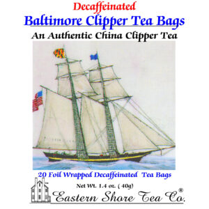 Eastern Shore Decaf. Baltimore Clipper Tea Bags 20 Ct.