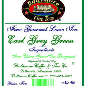 Earl Grey Green Tea ~ 4 oz. Pouch