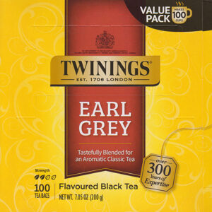 Twinings Earl Grey Tea 100 Count T.B.