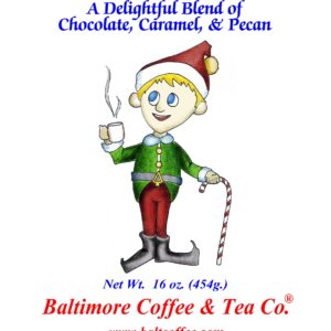 16 oz. Santa's Elf Coffee ~ Designer Bg.