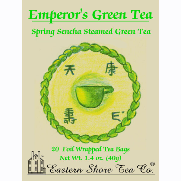 Eastern Shore Emperor's Green Tea Bags ~ Box