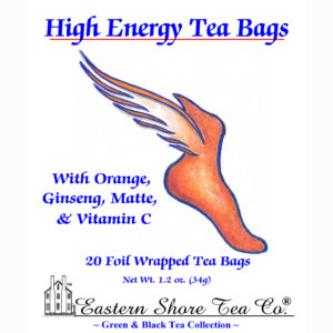 Eastern Shore High Energy Tea Bags ~ 20 Count.