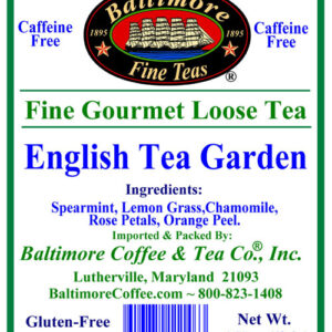 English Tea Garden Herbal Tea ~ 1.75 oz. Pouch