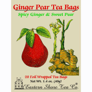 Eastern Shore Ginger Pear Tea Bags ~ Box