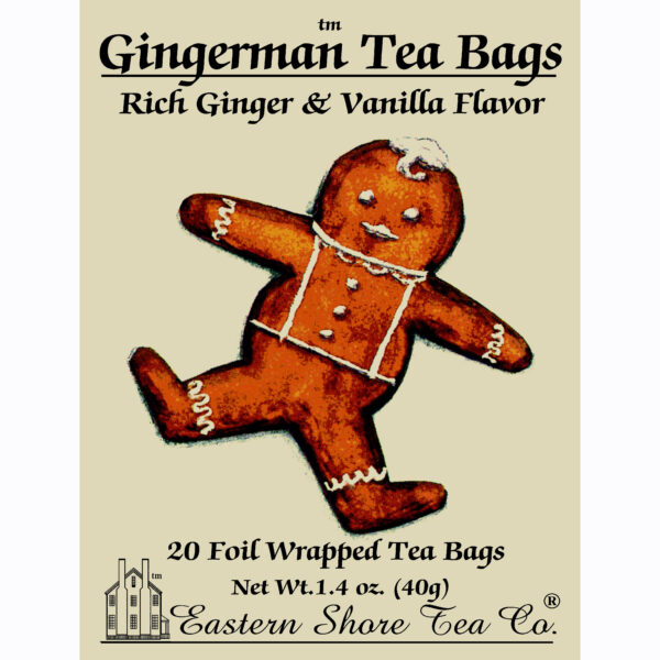 Eastern Shore Gingerman Tea Bags ~ Box