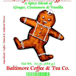 16 oz Gingerman Coffee ~ Designer Bg