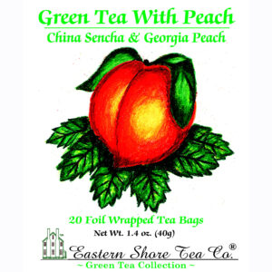 Eastern Shore Green Tea with Peach ~ 20 Count