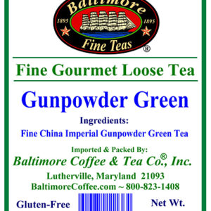 China Gunpowder Green Tea ~ 4 oz. Pouch