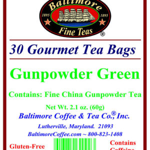 Baltimore Gunpowder Green Tea Bags