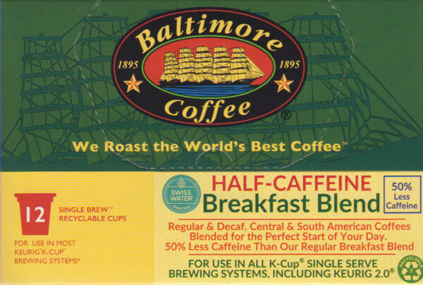 HALF-CAFF Breakfast Blend Cups