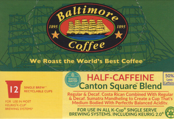 HALF-CAFF Canton Square Blend Cups