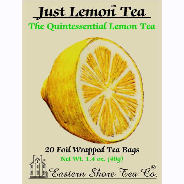 Eastern Shore Just Lemon Tea Bags ~ Box