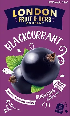 London Fruit & Herb ~ Blackcurrant Herbal Tea Bags