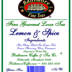 Lemon & Spice Tea ~ 4 oz. Pouch