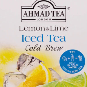 Ahmad Cold Brew Lemon & Lime Iced Tea Bags ~ 20 Count