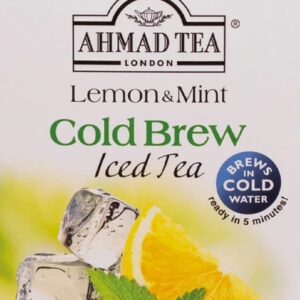 Ahmad Cold Brew Lemon & Mint Iced Tea Bags ~ 20 Count