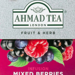 Ahmad Mixed Berries & Hibiscus Herbal Tea Bags ~ 20 Count.