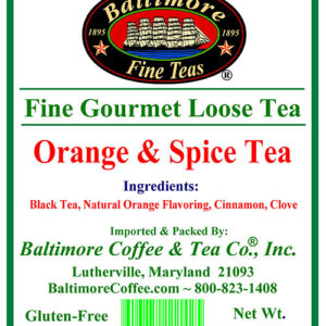 Orange & Spice Tea ~ 4 oz. Pouch