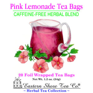 Eastern Shore Pink Lemonade Herbal Tea Bags ~ 20 Count