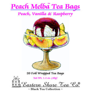 Eastern Shore Peach Melba Tea Bags ~ 20 Count