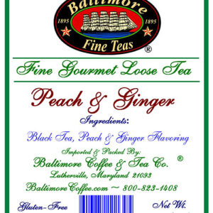 Peach & Ginger Tea ~ 4 oz. Pouch