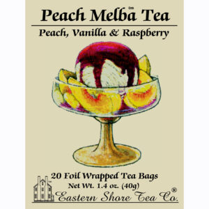 Eastern Shore Peach Melba Tea Bags ~ Box