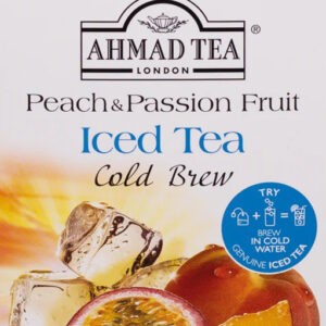 Ahmad Cold Brew Peach & Passion Fruit Iced Tea Bags ~ 20 Count