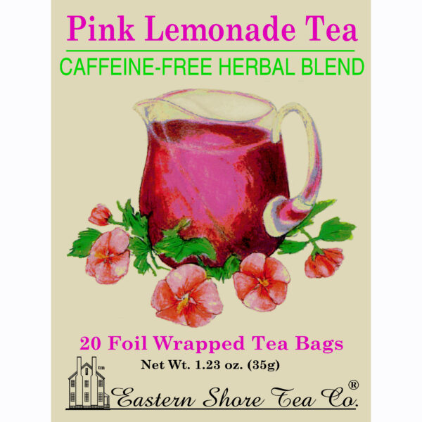 Eastern Shore Pink Lemonade Herbal Tea Bags ~ Box