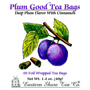 Eastern Shore Plum Good Tea Bags ~ 20 Count