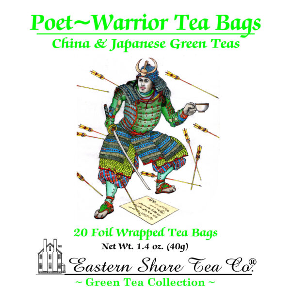 Eastern Shore Poet Warrior Tea Bags ~ 20 Count.