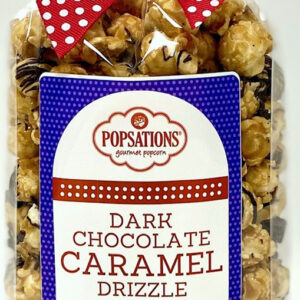 Popsations Dark Chocolate Caramel Drizzle Popcorn ~ 8 oz. (224g)