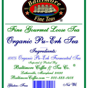 Organic Pu-Erh Tea ~ 4 oz. Loose Tea