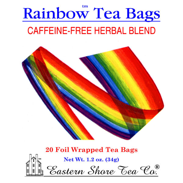 Eastern Shore Rainbow Herbal Tea Bags ~ 20 Count.