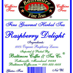 Raspberry Delight Herbal Tea. ~ 1.75 oz. Pouch