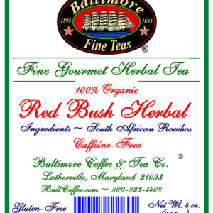 Rooibos (Red Bush Tea) 4oz.Pouch.  100% Organic.