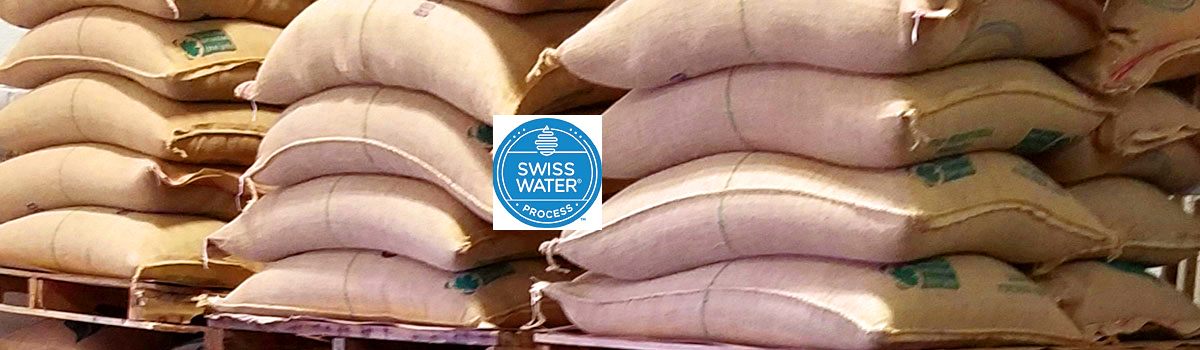 Unroasted Swiss Water Process® Decaf. Coffee