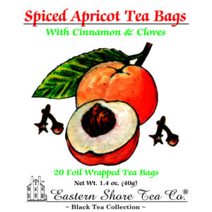 Eastern Shore Spiced Apricot Tea Bags ~ 20 Count.