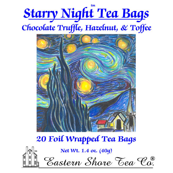 Eastern Shore Starry Night Tea Bags ~ 20 Count.