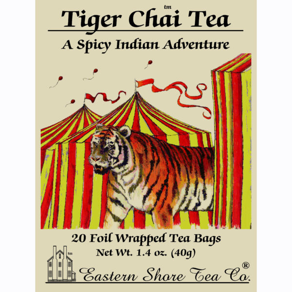 Eastern Shore Tiger Chai Tea Bags ~ Box