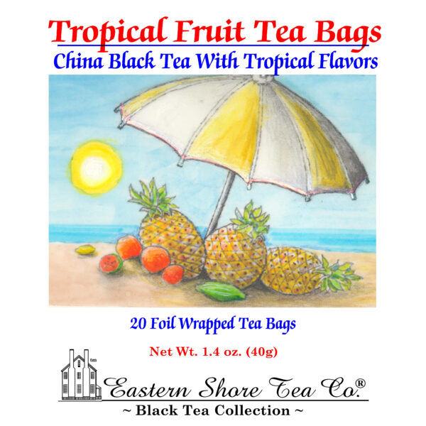 Eastern Shore Tropical Fruit Tea Bags ~ 20 Count.