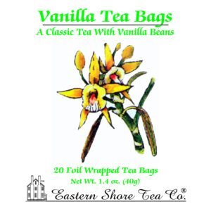 Eastern Shore Vanilla Tea Bags ~ 20 Count.