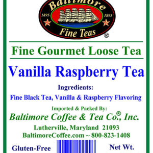 Vanilla-Raspberry Tea ~ 4 oz. Pouch