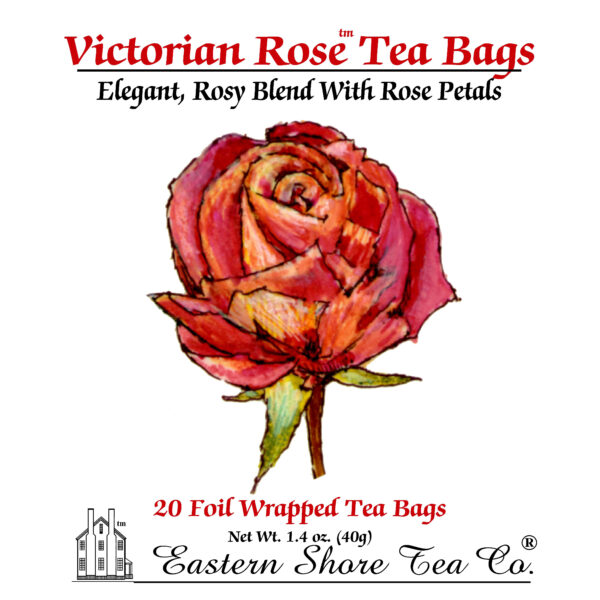 Eastern Shore Victorian Rose Tea Bags ~ 20 Count.