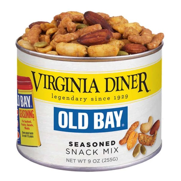 Virginia Diner Old Bay Seasoned Snack Mix ~ 9 oz. (255g.)