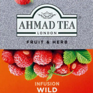 Ahmad Wild Strawberry Herbal Tea Bags ~ 20 Count.