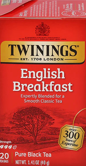 Twinings English Breakfast Tea Bags ~ 20 Ct.