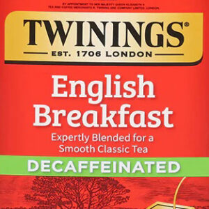 Twinings Decaffeinated English Breakfast Tea Bags